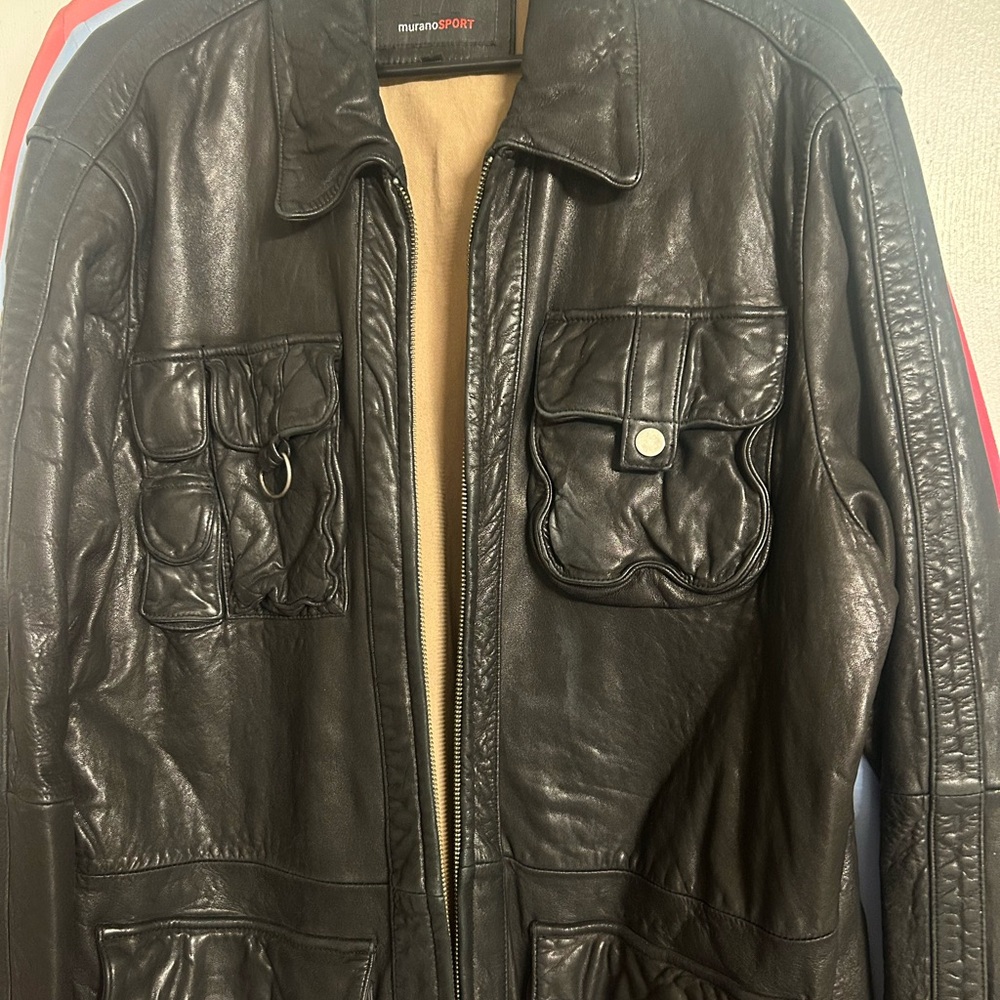 Black Leather Jacket for Men